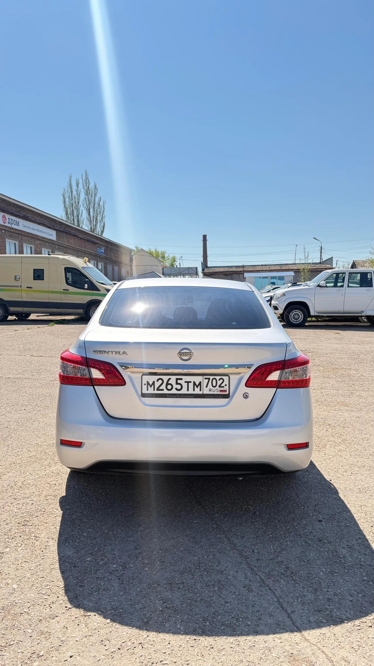 Вид сзади