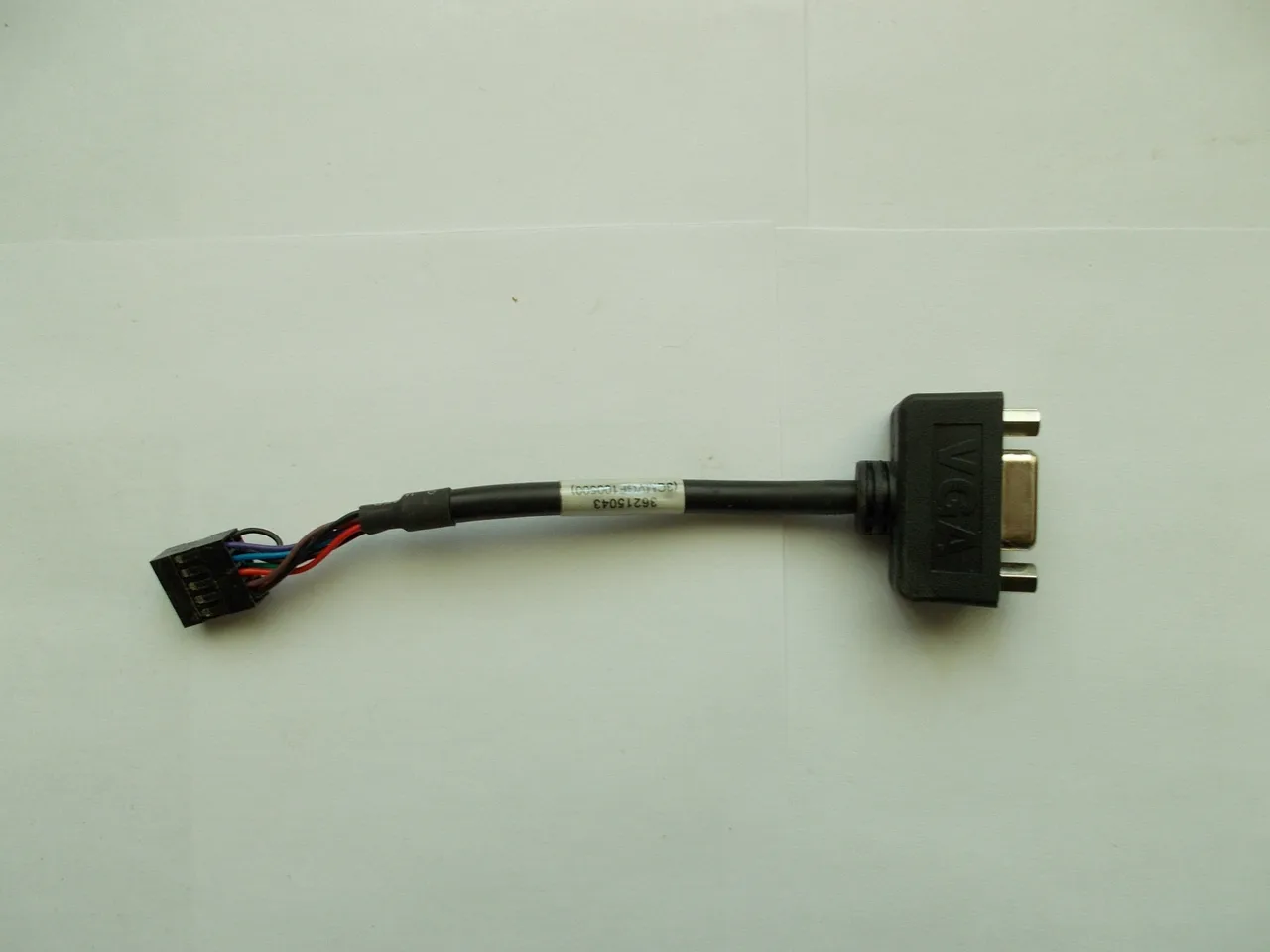 Кабель VGA DB15(F) to 10P(MB) P=2,54 L=100 (3CMVGF100500)