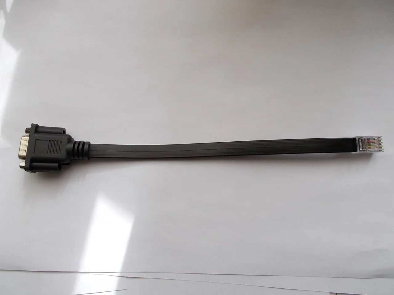 Кросс-кабель СОМ-портов CABLE 10P(RJ-45) TO D-SUB 9P(M)+NUT SERIAL250mm (3CMD9MJT0100)