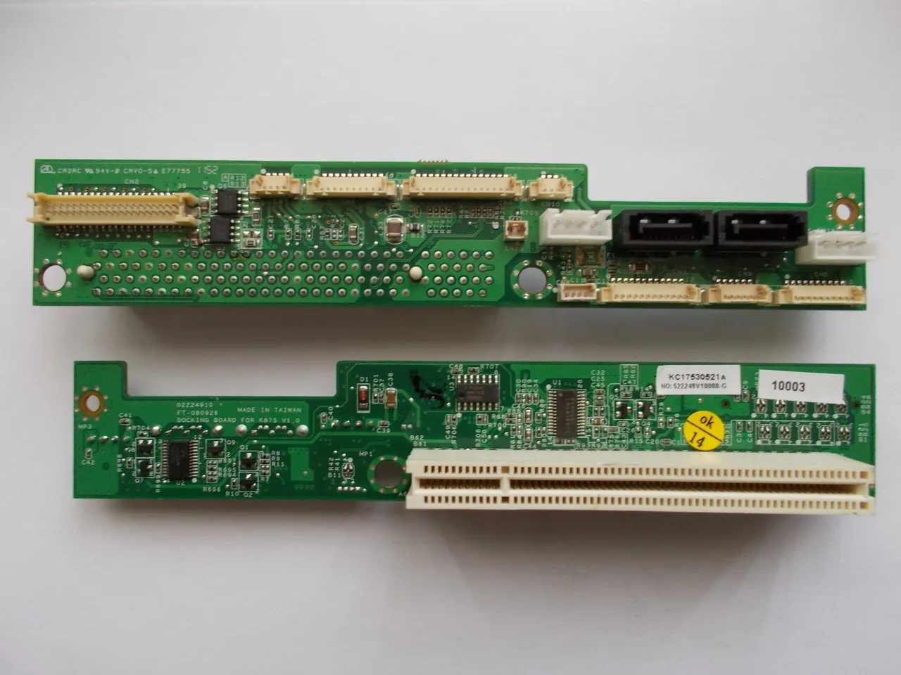 Docking плата инвентора F/B DUCKING BOARD W/O HUB+1SATA 522249V10000 для POS355 (B68/B78)