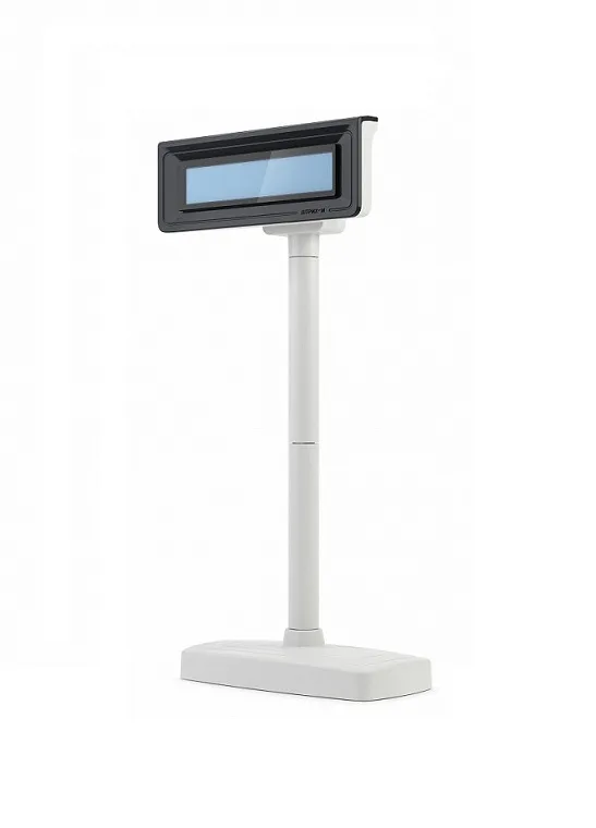 Дисплей покупателя ШТРИХ-Т D3 (USB, LCD 2x20) белый, темно серая рамка — фото 1