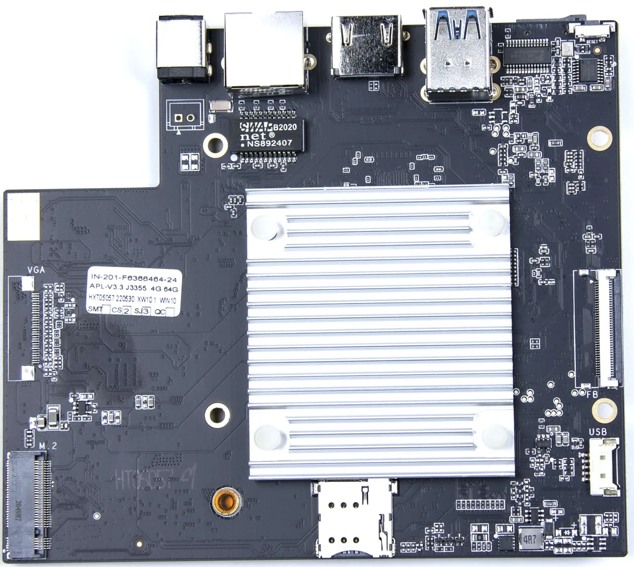 Материнская плата для Prime / X10W J3355 (mainboard X10 J3355, 4+64Гб, для АКБ) — фото 1