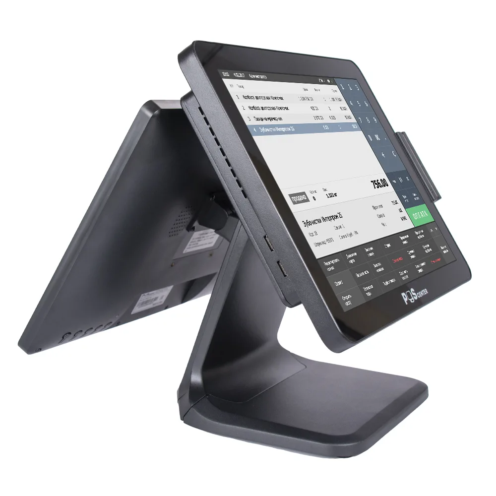Сенсорный моноблок POScenter POS101 (15", PCAP, J3455, RAM 4Gb, SSD 64Gb, без MSR) без ОС — фото 1