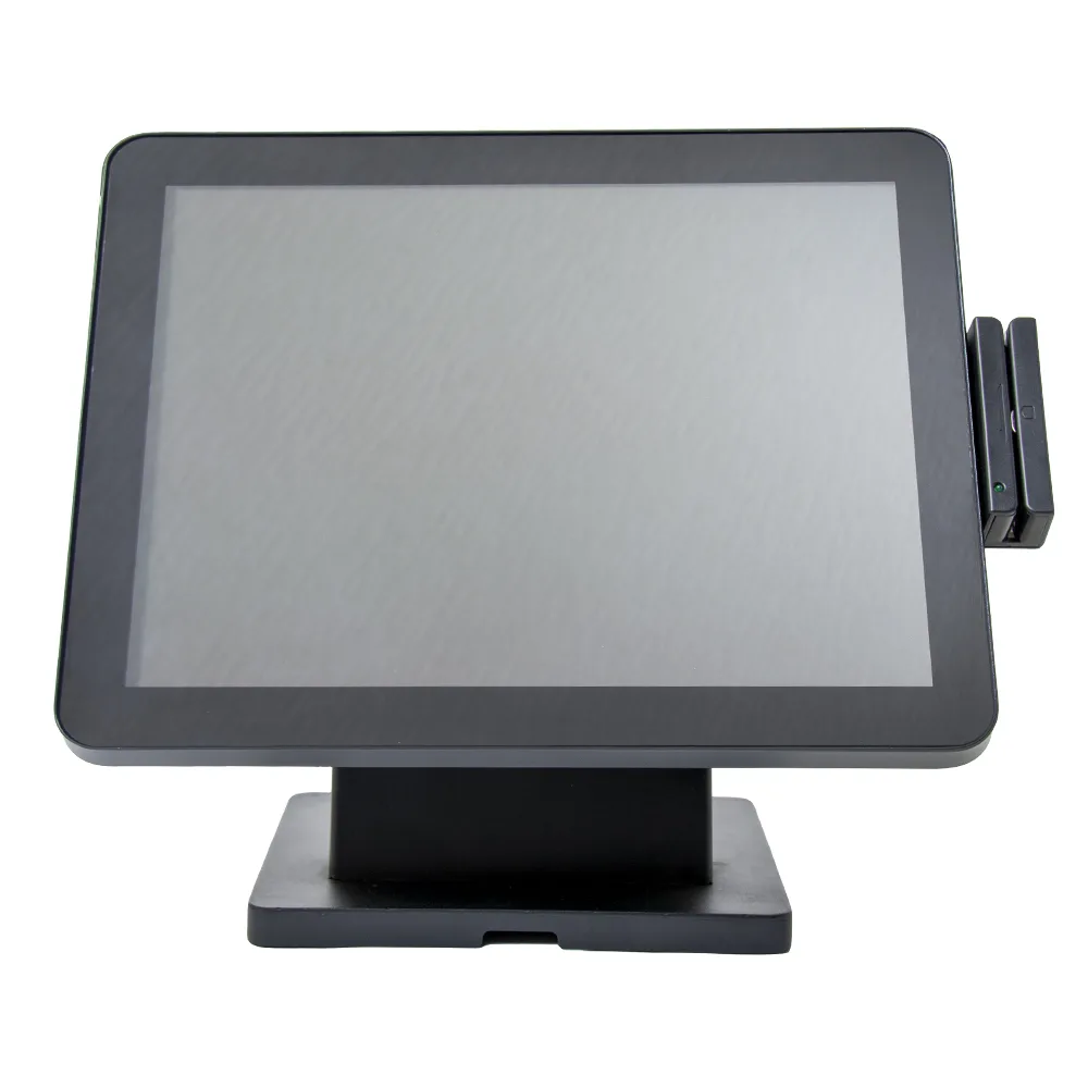 Сенсорный моноблок POScenter POS90ES (15", PCAP, J3455, RAM 4Gb, съемный SSD 128Gb, MSR) без ОС — фото 1