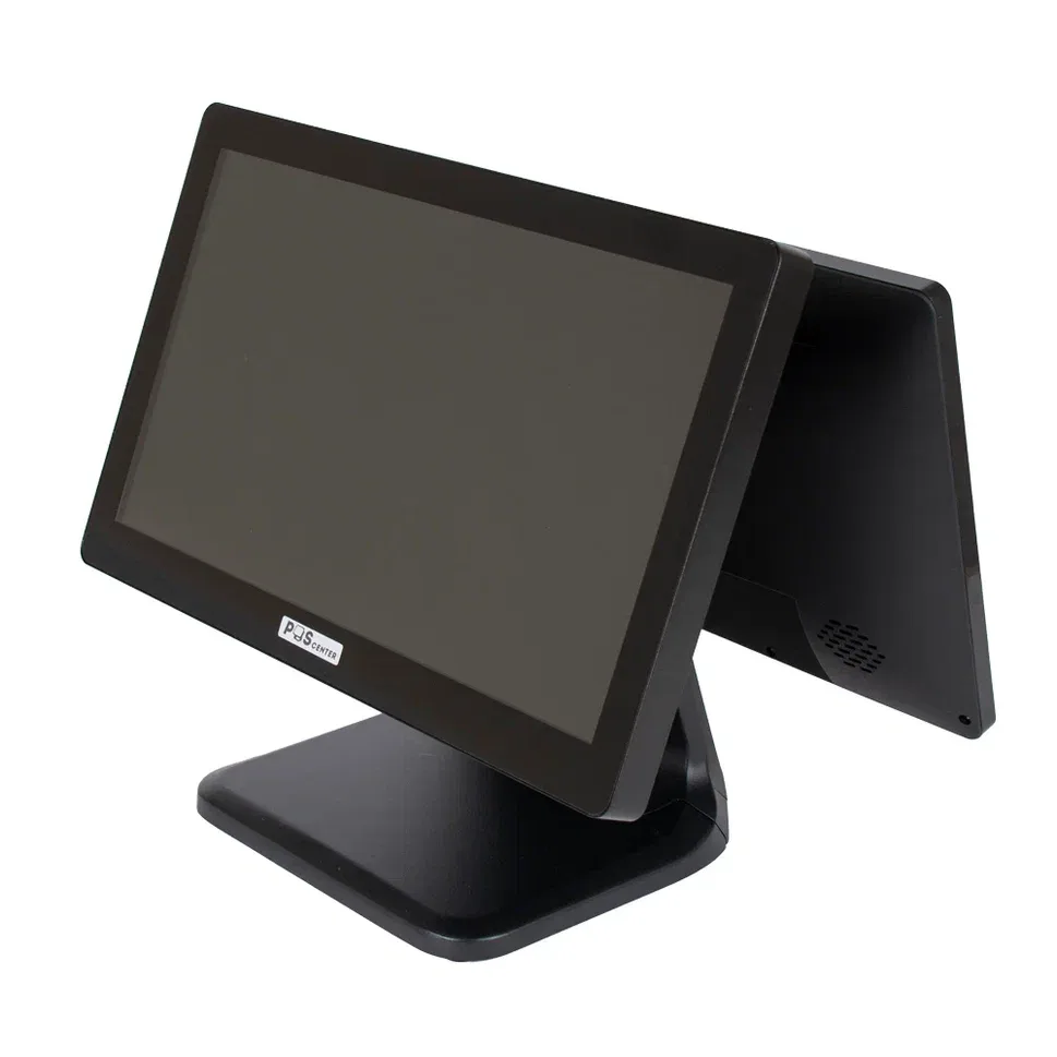 Сенсорный моноблок POScenter POS90NS Pro (15.6", PCAP, N100, RAM 8Gb, SSD M2 128Gb, 90W, MSR) без ОС — фото 1