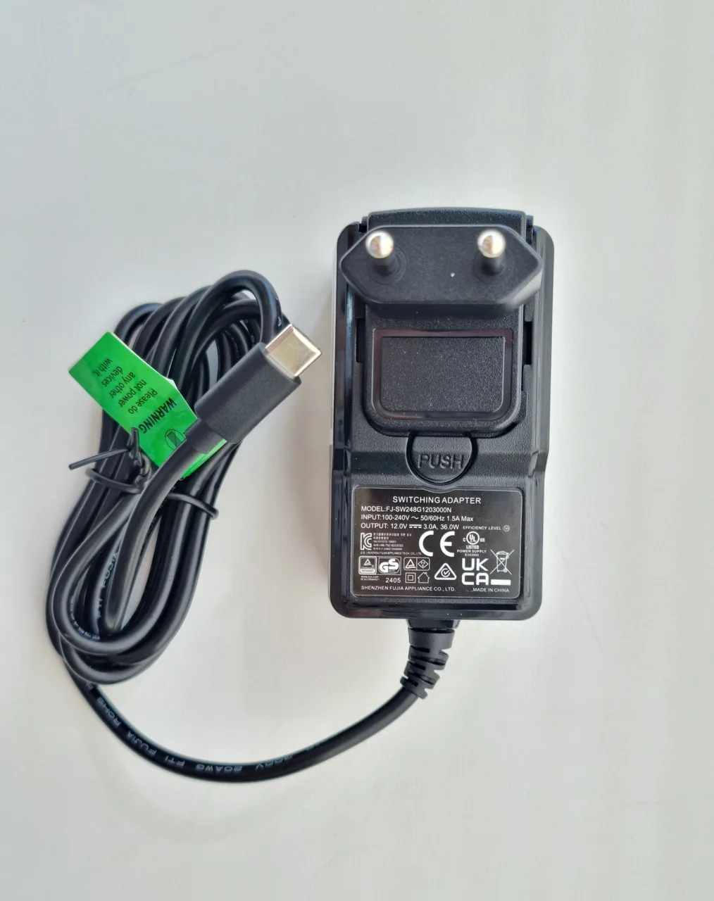 Блок питания 12V - 3A для Wise Lite