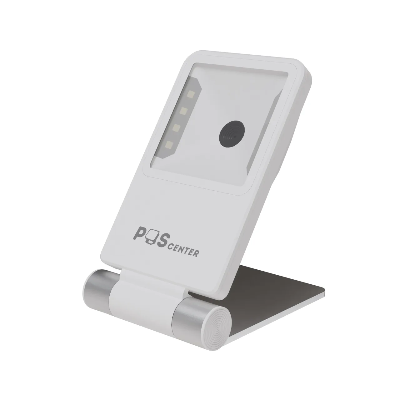 Сканер штрих-кода POScenter Flip, настольный, USB, белый, с кабелем 1.5 м — фото 1