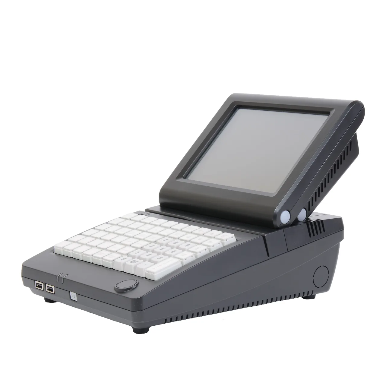 POS-терминал FlyPOS PRO черный (C56L, 8" сенс., Intel CedarView 1.86 ГГц, 2 Гб, SSD 64 Гб, с VFD)(без ОС) — фото 1
