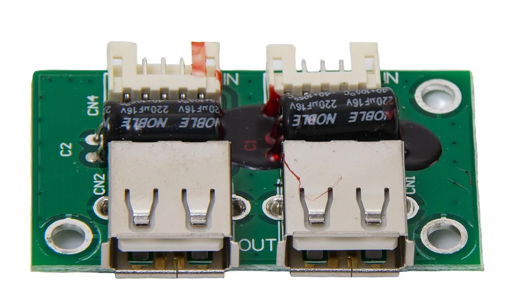970 USB 2.0 HUB PCBA тип A Jack X2 для подключения сенсорной панели и MSR к ПК для EVA-150 / EVA-150 Lite