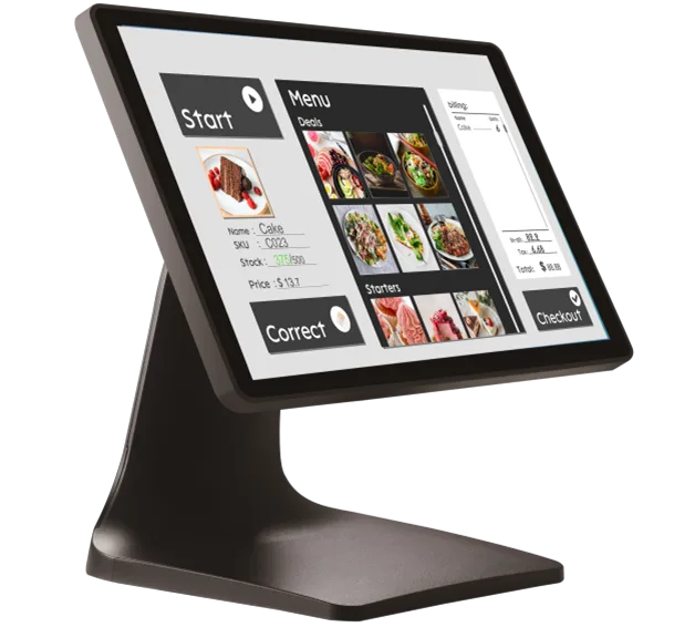 Сенсорный моноблок POScenter POS-A1 (15.6", P-CAP, RK3568, 4Gb/64Gb, WiFi, BT, MSR) Android 11 — фото 1