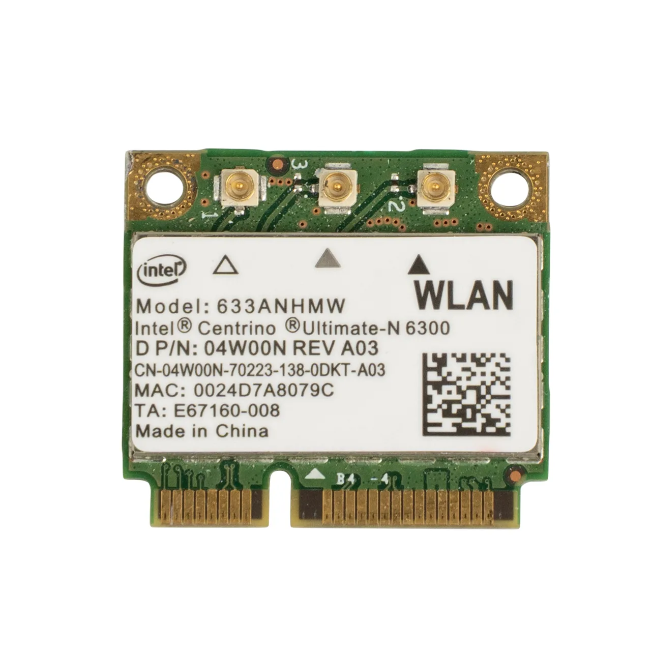WiFi плата для Msata для процессоров ITX-B347/AX-J4125/AG-4030U/ITX-6360/ITX-8260U (WL-N1) — фото 1