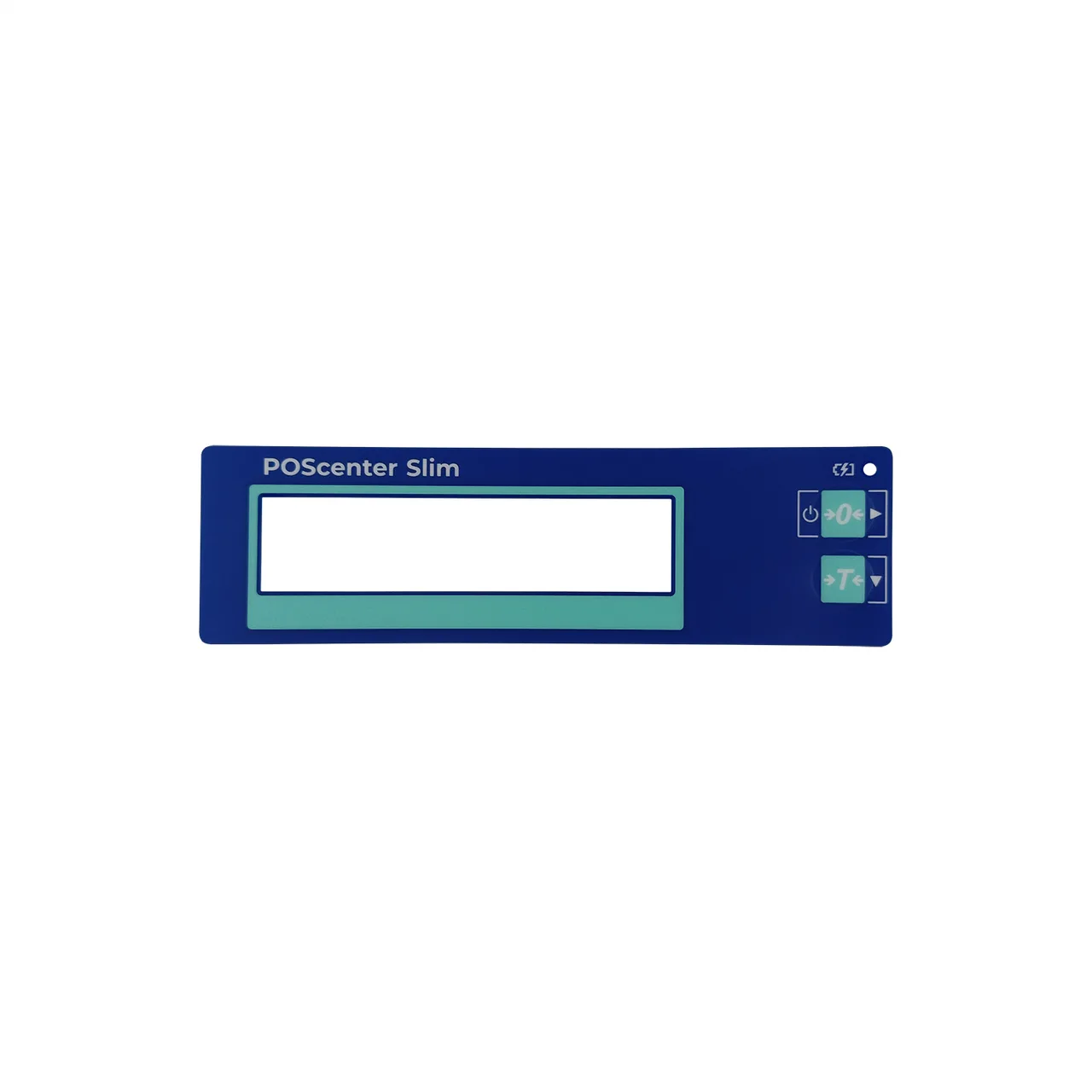 Наклейка "POScenter Slim" на индикацию 2-х кнопочная весов (пласт. голова) PS2402.001.35 173203